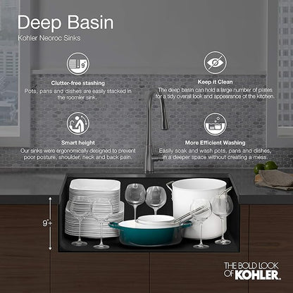 Kohler K-8223-CM5 Cairn Kitchen Sink Faucets Matte Beige