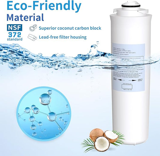 Filter Replacement for Elkay 51300C EWF3000 (No Chip - 1 Pack)