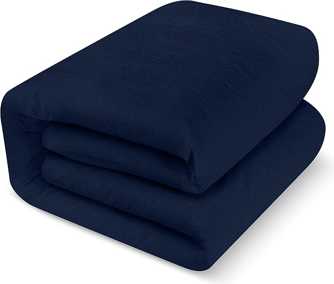 Utopia Bedding Waterproof Mattress Protector Twin XL Size, Premium Terry Mattress Cover 200 GSM, Breathable, Fitted Style with Stretchable Pockets (Navy)