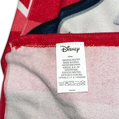 Disney Mickey Mouse Poncho Hooded Beach Towel (Red Micro)