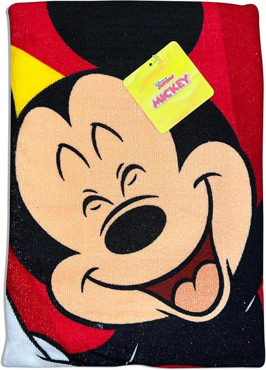 Disney Mickey Mouse Happy Mickey 1 Finger up! Microfiber Kids Towel Red
