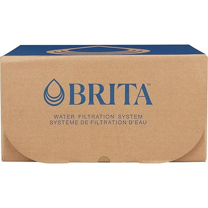 Brita Large Water Filter Pitcher for Tap and Drinking Water with SmartLight Filter Change Indicator + 1 Elite Filter, Reduces 99% Of Lead, Lasts 6 Months, 1-Cup Capacity, Blue