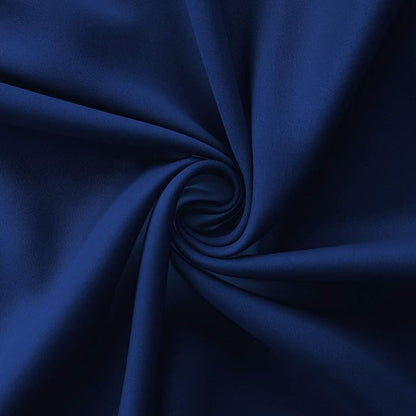 Mrs.Naturall Bathroom Curtains Window,Blackout Kids Curtains for Boys Bedroom,Dark Navy Blue,45 Inch Length,Set of 2 Panels