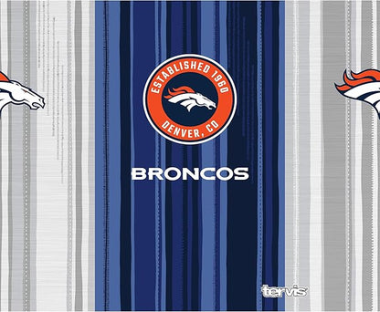 Tervis NFL Denver Broncos-All in Water, 40oz Wide Mouth Bottle, Stainless Steel
