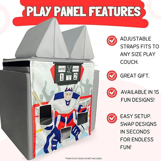 Play Panel for Childrens Foam Sofa Kids Couch (Hockey)