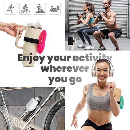 Water Bottle Pouch for Stanley Cups with 20oz 30oz 40oz Stanley Quencher Adventure & Stanley IceFlow, Gym Accessories for Women Tumbler Pouch with Strap & Zipper Cup Purse for Card Keys (White, Small)