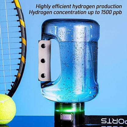 Hydrogen Water Bottle 50oz 1.5L Large Capacity Hydrogen Water Bottle Generator, shatterproof, Suitable for Gym, Playground and Outdoor scenarios, Hydrogen Concentration up to 1600ppb