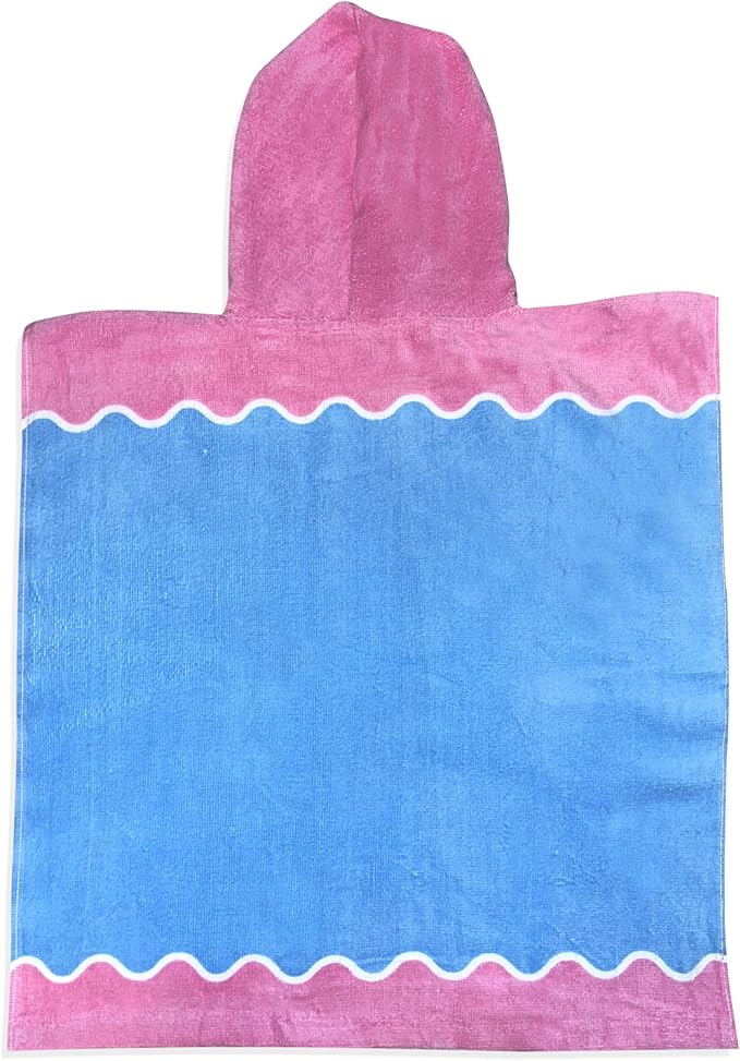 Kids Official Licensed Character Soft Beach/Hooded Bath Towel (40 x 60), Peppa Pig