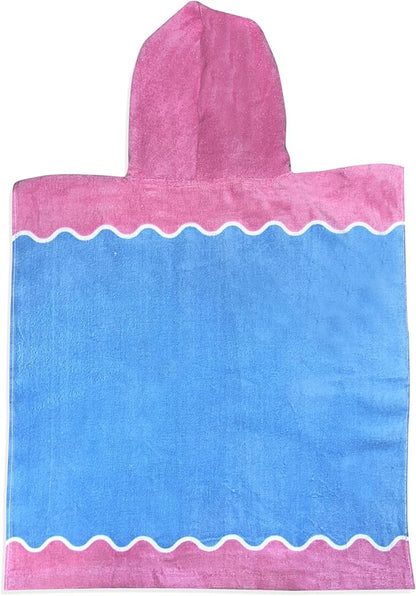 Kids Official Licensed Character Soft Beach/Hooded Bath Towel (40 x 60), Peppa Pig