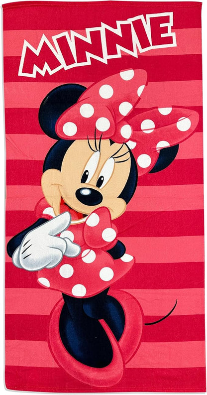 Disney Mickey Mouse Poncho Hooded Beach Towel (Red Micro)