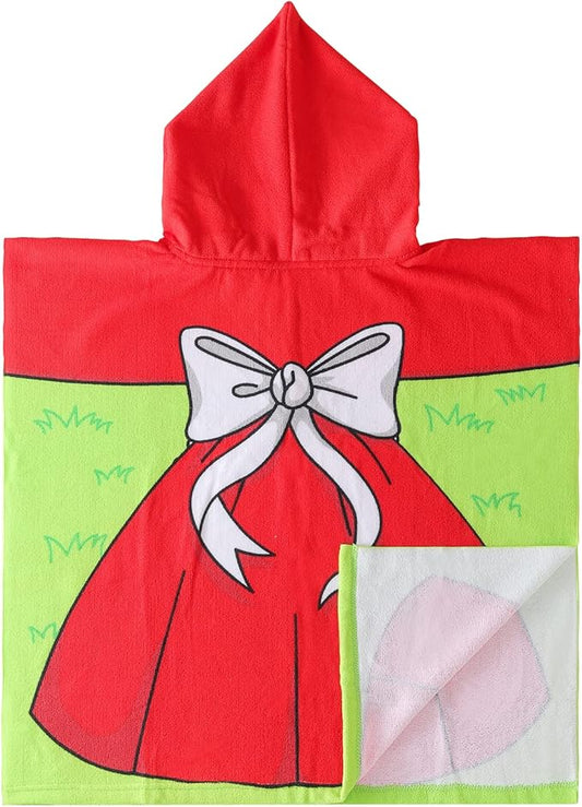 NovForth Kids Beach Towel for Boys Girls, Hooded Bath Towel Wrap, Toddler Pool Towel with Hood