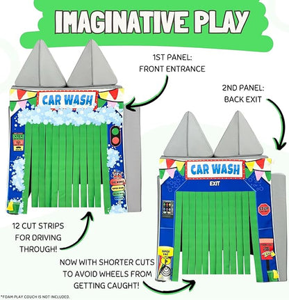 Play Panel for Childrens Foam Sofa Kids Couch (Car Wash)