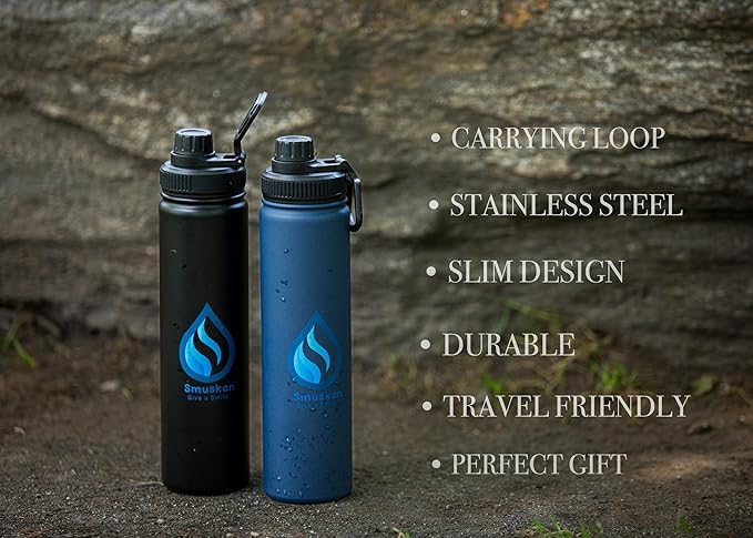 Smuskan Water bottle (Black)