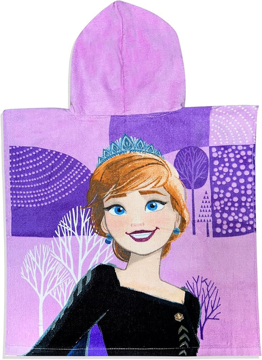 Kids Official Licensed Character Soft Beach/Hooded Bath Towel (Frozen Pink, 40 x 60)