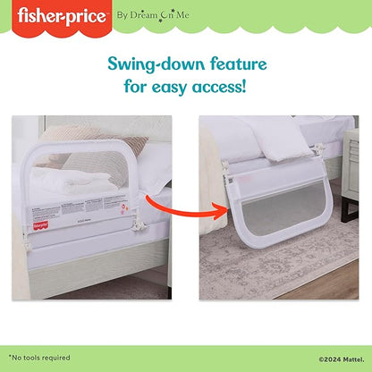 Fisher-Price Little Naps Bed Rail in White
