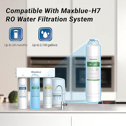 Maxblue MB-H7-RO Filter, 2-year Lifetime, Replacement for MB-H7 Reverse Osmosis System
