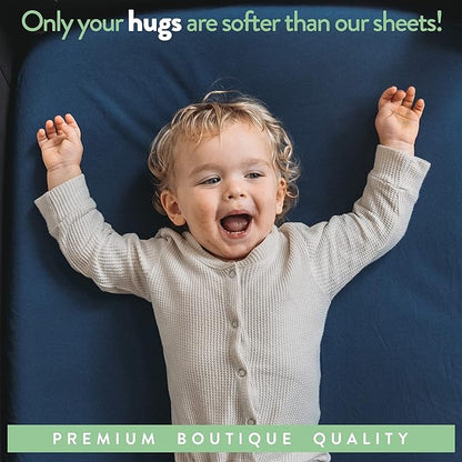 Bedside Sleeper Bassinet Sheets for 32 x 19 Inch Mattress Pad – Compatible with Ronbei, Pamobabe, Nordmiex Bassinet – 100% Jersey Cotton – Light + Dark Sage Green – 2 Pack