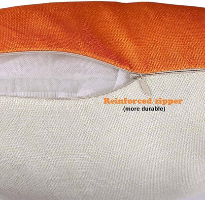 Fall Decorations for Home, Fall Pillow Covers 18x18 Set of 4, Thanksgiving Decorations Autumn Cushion Case for Couch(Fall07)