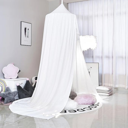 Upgrade Version of Canopy for Kids Bed, Extra Large Canopy for Girls Room Decoration Princess Castle Play Tent Hanging House, Dreamy Canopy for Children Room Reading Nook Canopies
