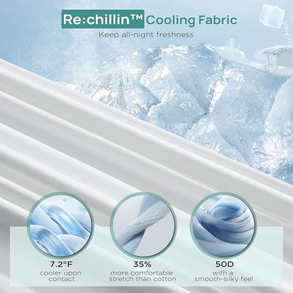 Soft Cooling Memory Foam Pillow, Neck Pillow for Sleeping, Cervical Neck Pillow for Side Sleepers, Back Stomach Sleepers, Ergonomic Pillow for Neck Pain Relief, Orthopedic Deep Sleep Pillow