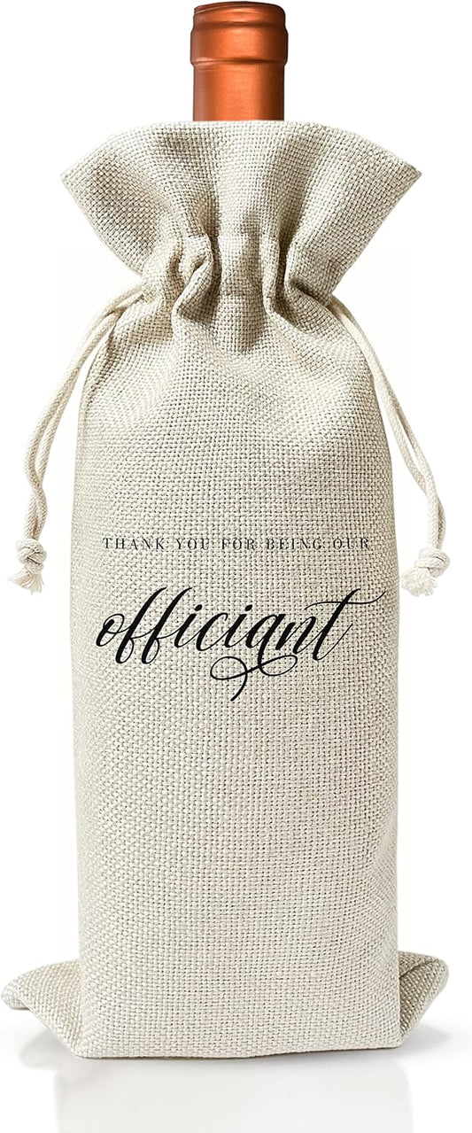 Wedding Gifts Wine Bag (1pc) - Pairs well with getting married, Engagement Gift for Couples, Gift for her, Engagement Wine Bag - Mr and Mrs Wedding Gift - Bride and Groom - Bridesmaid Gift- HiMo254
