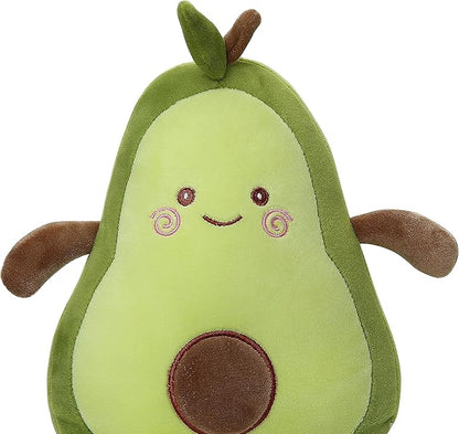 Niuniu Daddy Avocado Stuffed Animal 11.5 inch Plushies Squishy Snuggle Plush Toys Soft Kawaii Food Shaped Plushie Fruit Series Hugging Pillow for Kids/Toddlers/Teen
