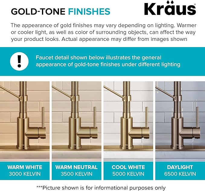 KRAUS Bolden Commercial Style Pull-Down Single Handle 18-Inch Kitchen Faucet in Brushed Brass/Matte Black, KPF-1610BBMB