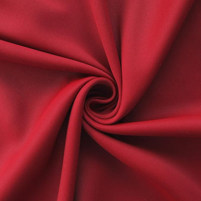 Mrs.Naturall Red Curtains for Bedroom 84 Inch Length 2 Panels Set Blackout Grommet Window Black Out Luxury Curtains for Living Room 84 Inches Long,Rose Colored
