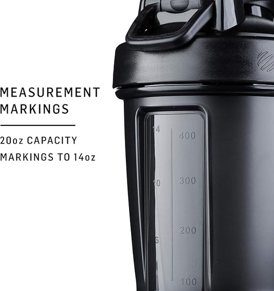 BlenderBottle Classic V2 Shaker Bottle Perfect for Protein Shakes and Pre Workout, 20-Ounce, Emerald Green