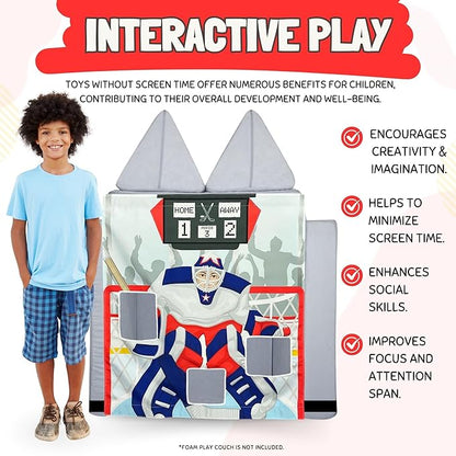 Play Panel for Childrens Foam Sofa Kids Couch (Hockey)