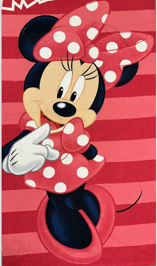 Disney Mickey Mouse Poncho Hooded Beach Towel (Red Micro)