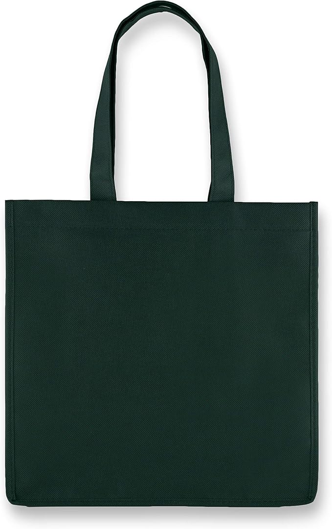 True Wine Shopping Bag 6 Bottle with Bottle Divider Insert, Bottle Carry Bag, Shopping Bag for Wine Bottles, Bottle Tote, Reusable, Green