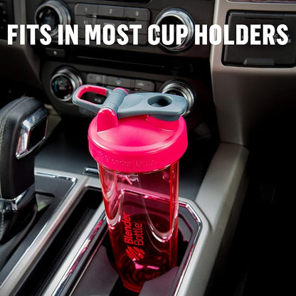BlenderBottle Shaker Bottle Pro Series Perfect for Protein Shakes and Pre Workout, 28-Ounce, Black