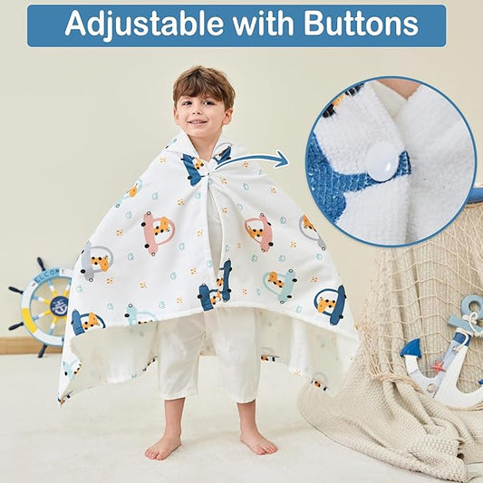 Kids Bath Hooded Towels, Kids Beach Towel for Boys Girls Super Soft and Absorbent, Beach | Pool | Bath | Swim Towels for Baby Kids Ages 0-8, 30X50 in, Giraffe
