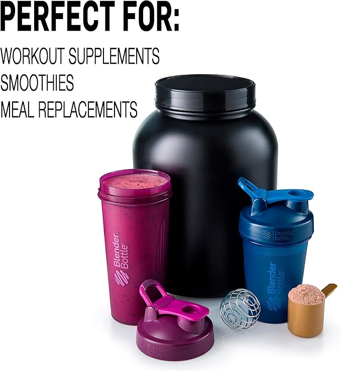 BlenderBottle Classic 28-Ounce Shaker Bottle Bundle with Moss Green and Black