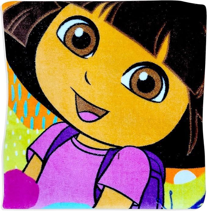 Kids Official Licensed Character Soft Beach/Hooded Bath Towel (Dora, 40 x 60)