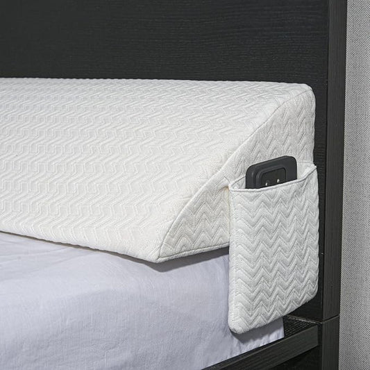 Vekkia King Bed Wedge Pillow for Headboard Gap/Mattress Gap Filler/Headboard Pillow/Bed Wedge Gap Filler,Stop Loosing Your Pillows