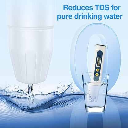 Water Filter Replacement Compatible with Zero Pitchers and Dispenser, Multiple-Stage Replacement Water Filters for ZR-017 ZR-001 ZR-004 ZD-013 ZS-008, Reduce Chlorine TDS PFOA/PFOS, 2Pack