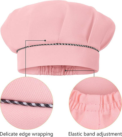 SUNLAND Kids Apron and Hat Set Children Chef Apron for Cooking Baking Painting