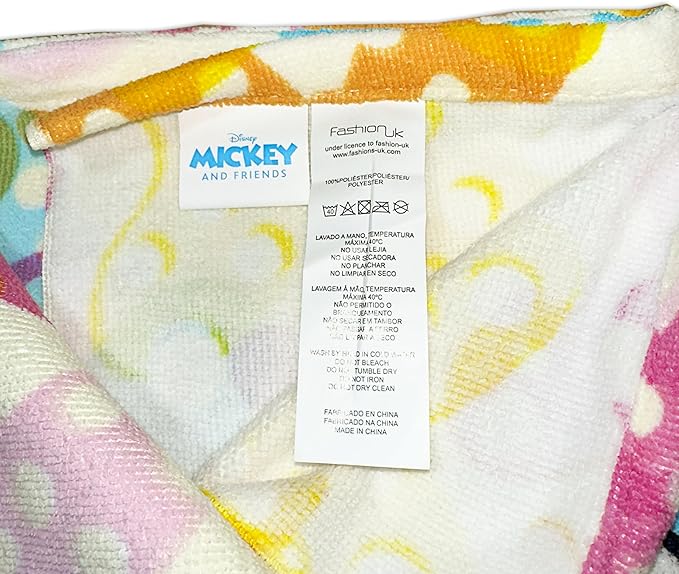 Disney Mickey Mouse WooHoo! Striped Colorful Kids Towel