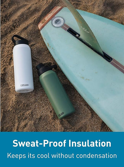 CamelBak Chute Mag 32oz Vacuum Insulated Stainless Steel Water Bottle, Moss