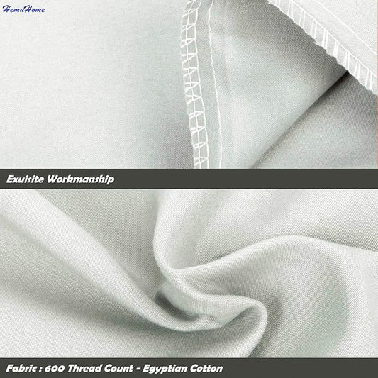 Toddler Pillowcase Set of 2 PC 600 TC 100% Egyptian Cotton Toodler 14x20 Inch Small Baby Travel Pillow Case Envelope Closer Decorative Soft Cozy Travel Kids Nursery Pillow Cases, Light Grey Solid
