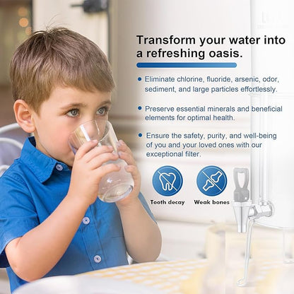 LCF Carbon Filters, Compatible with LCF Gravity-fed Water Filter System and Replacement for Berkey® BB9-2 Black Filters, Berkey Gravity Water Filter System and Waterdrop King Tank Series, (Pack of 3)