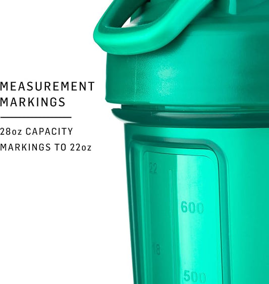 BlenderBottle Classic V2 Shaker Bottle Perfect for Protein Shakes and Pre Workout, 28-Ounce, Emerald Green