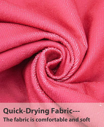 MissShorthair Towel Poncho for Kids, Hooded Beach Towel for Girl&Boy, Surf Poncho Swim Changing Robe Microfiber Bath Towel 2-5 Years Pink Little Sun