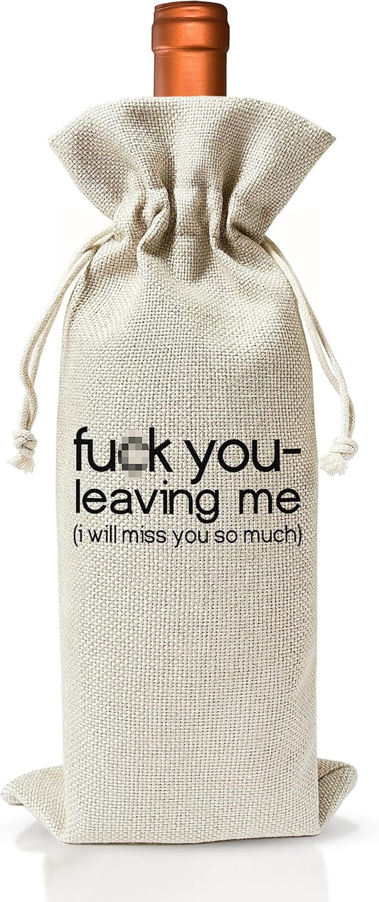 Housewarming Wine Bag - Housewarming Party Decorations - New Home Owner Gift - New House Congratulations decorations - Housewarming Party Supplies - Gift for Women Men - Realtor Gift - HiMo210