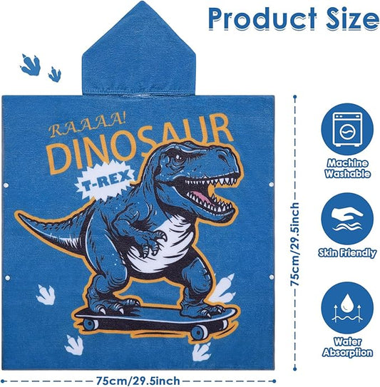 Kids Beach Towels Baby Towels with Hood Toddler Pool Towel Large Bath Towels for Boys and Girls for Travel Shower Swimming