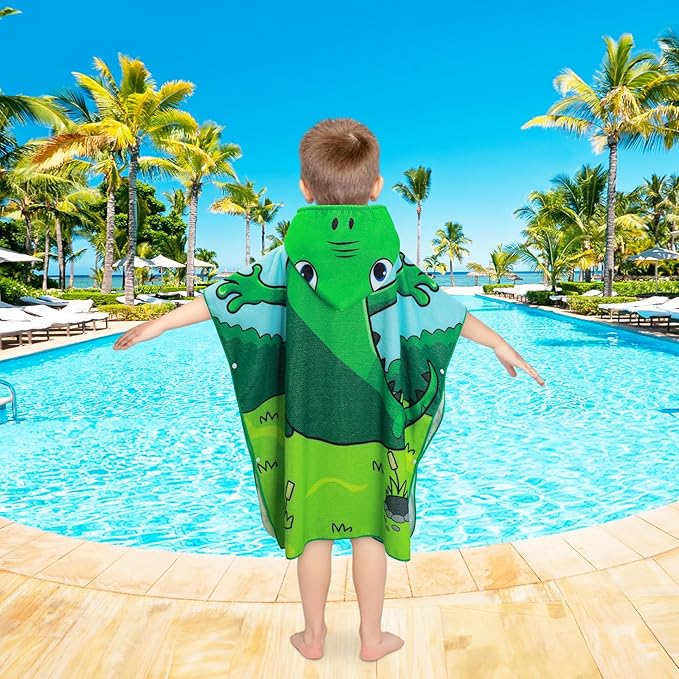 Kids Beach Towels Baby Towels with Hood Toddler Pool Towel Large Bath Towels for Boys and Girls for Travel Shower Swimming