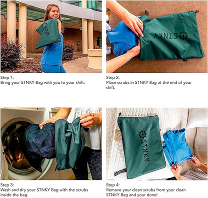 Bag Pro - Laundry Bag - Wash Bag for Health Workers, Sports, Fitness & Travel