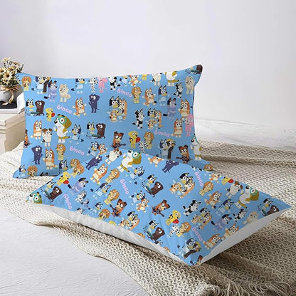Cartoon Bedding Sets Bed Duvet Cover Lightweight 3 Piece Comforter Sets for Kids Boys Girls (1 Duvet Cover and 2 Pillowcases) (Twin)